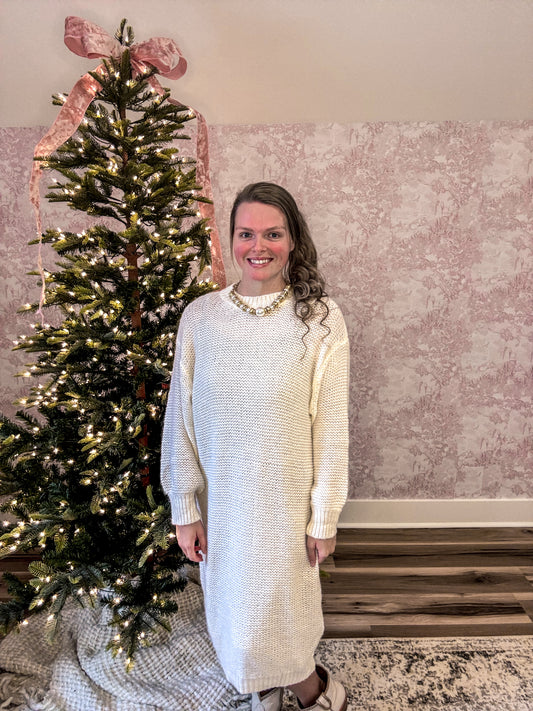 Chilly Day Sweater Dress